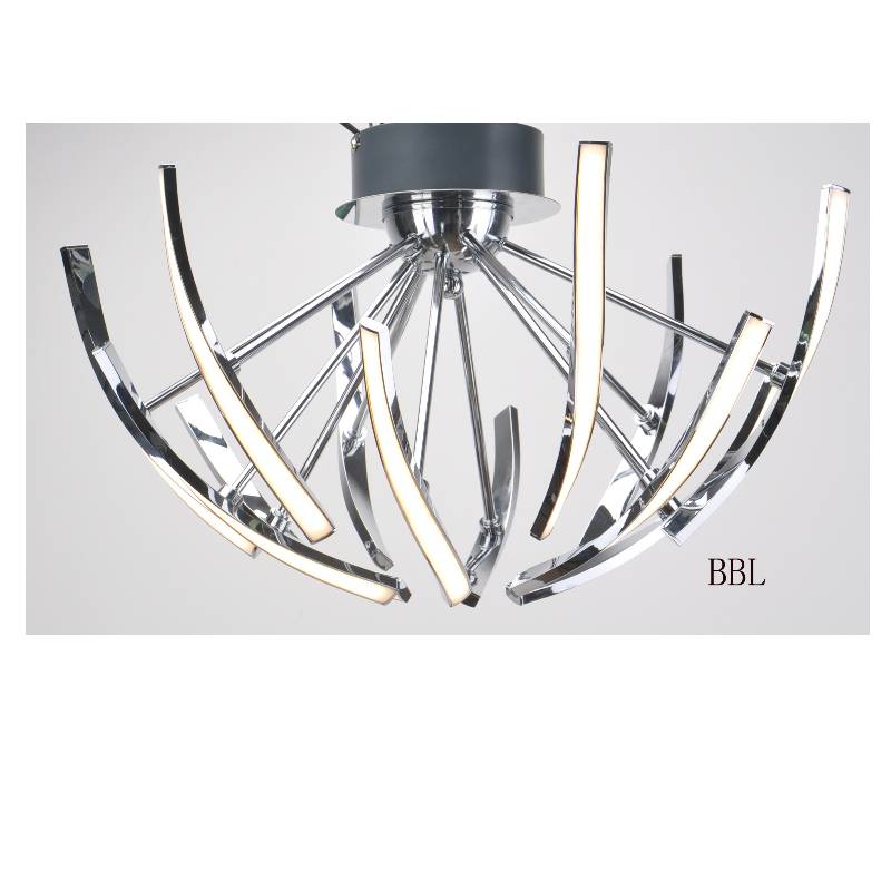 LED loftslampe med aluminiumsstrimmel