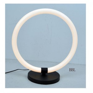 Lampen til LED -bord med acryl -rund ring