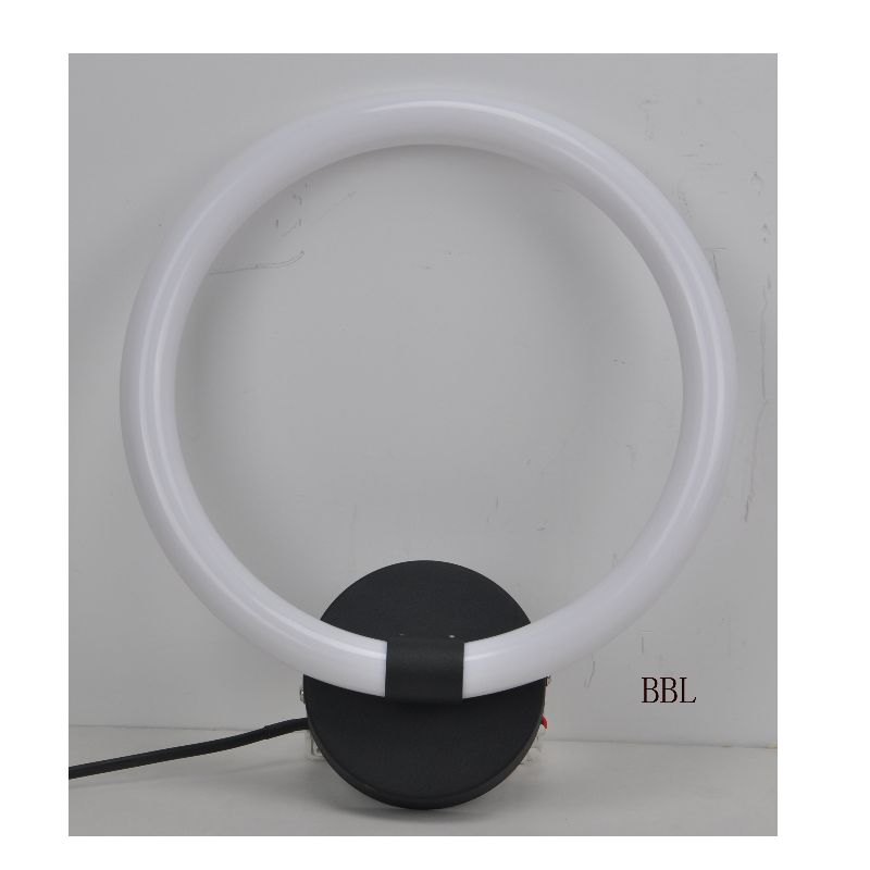 Lampen til lysvæg med acryl rund ring